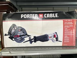 Porter Cable PCEK3750 Recip Saw And Circular Saw Kit Corded